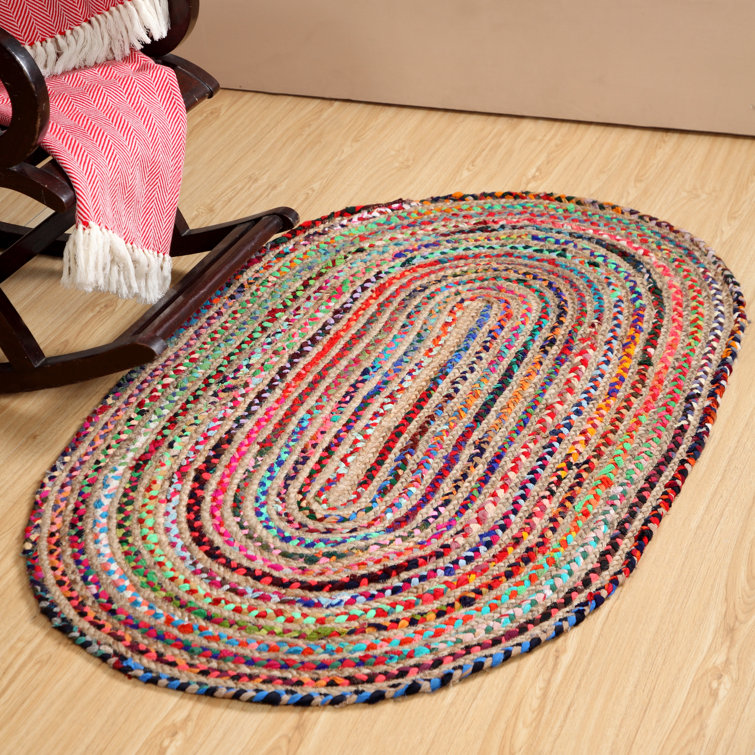 Latitude Vive L'Oasis Hand Braided Red Rug Wayfair.co.uk
